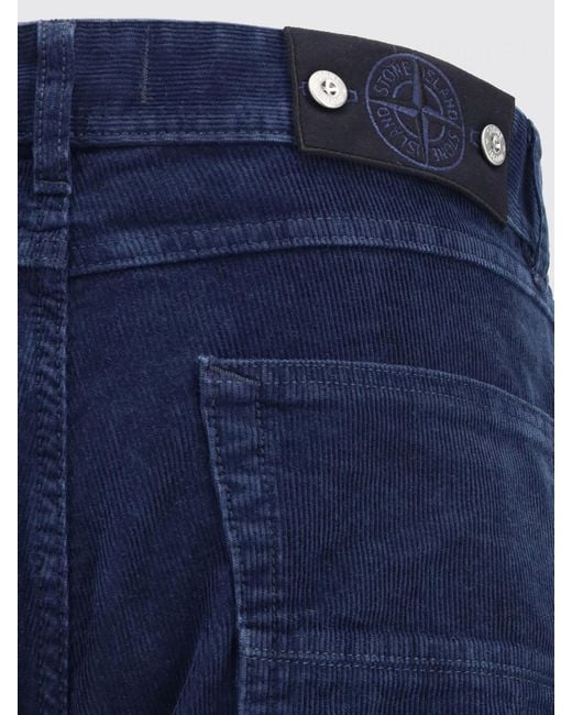 Stone Island Blue Trousers for men
