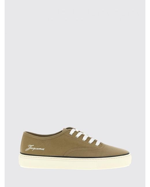 Jacquemus Green Les Fefe Cotton Canvas Sneakers for men