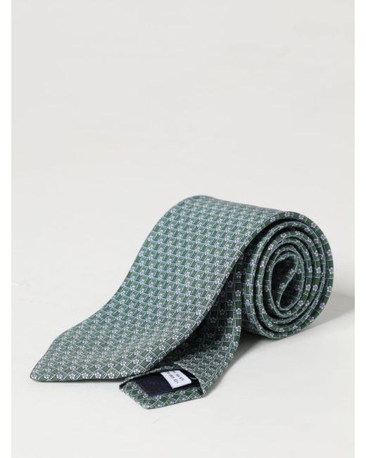 Corbata Ferragamo de hombre de color Green