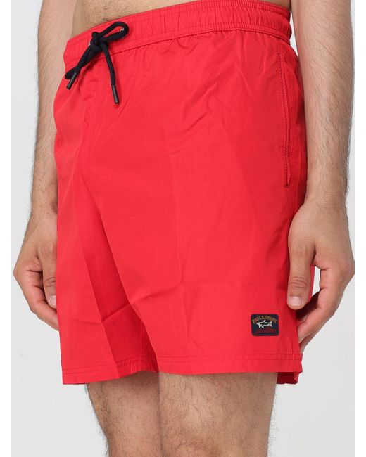 Paul & Shark Red Swimsuit for men