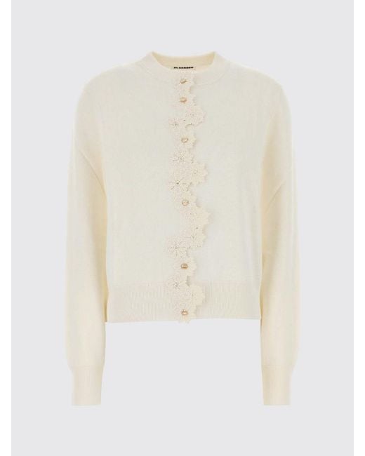 Jil Sander White Jumper