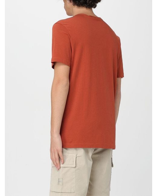 T-Shirt Basic di Boss in Red da Uomo