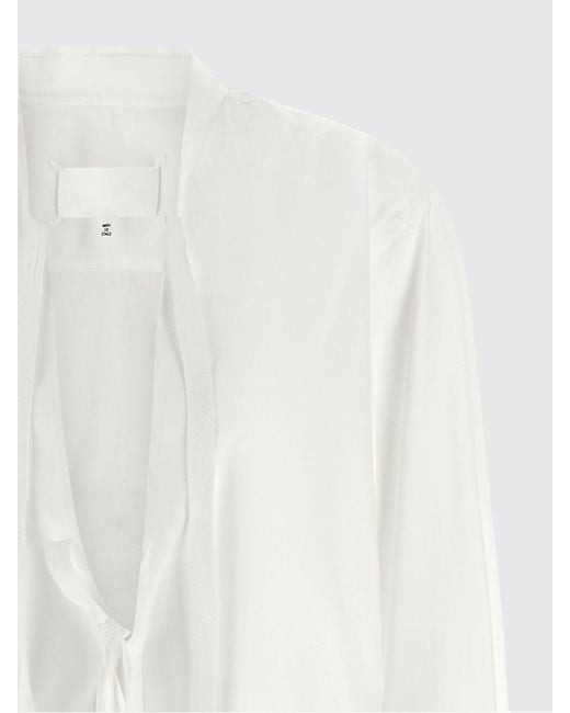 Maison Margiela White Cotton Blouse