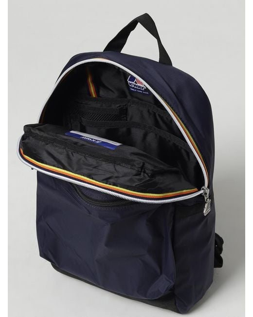 K-Way Blue Backpack for men