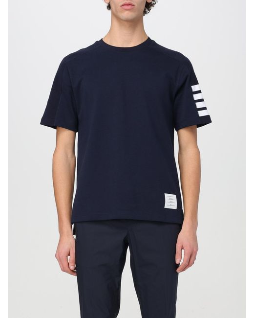 Thom Browne Blue Basic T-Shirt for men
