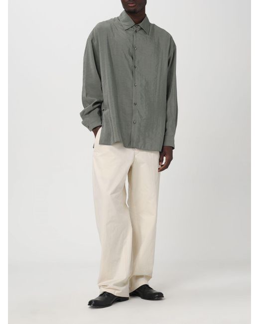 Camisa Lemaire de hombre de color Gray