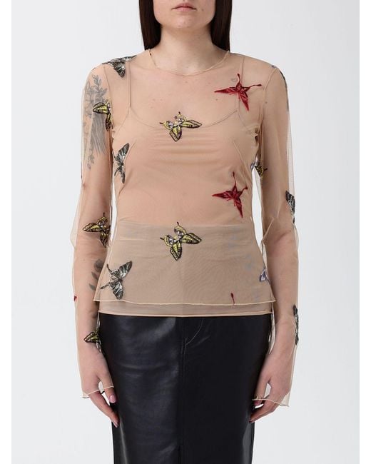 Blumarine Natural Jersey Top