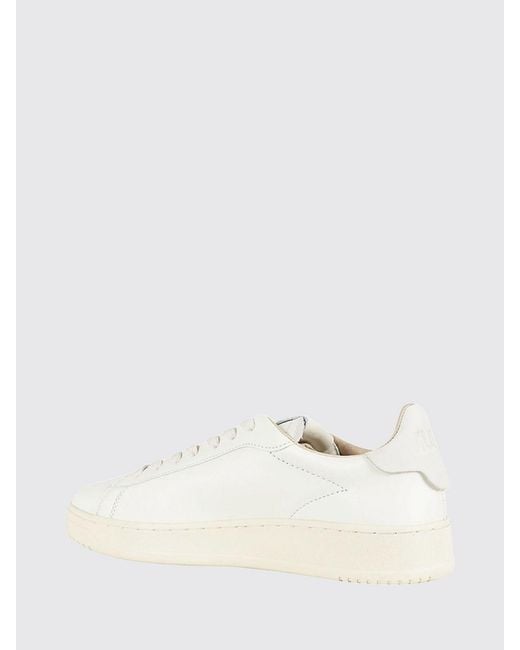 Autry Natural Dallas Low Bicolor Smooth Calfskin Sneakers With Logo for men