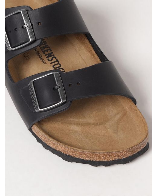 Birkenstock Black Arizona Twostrap Sandals for men