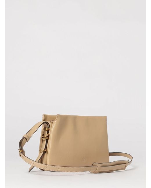 Pinko Natural Mini One, Two, Three Leather Bag