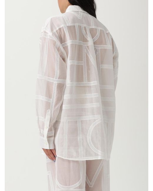 Camisa Mujer Totême  de color White