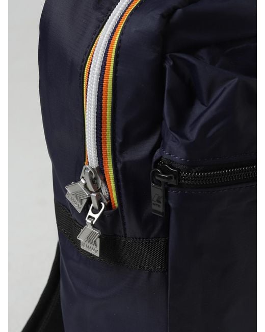 K-Way Blue Backpack for men