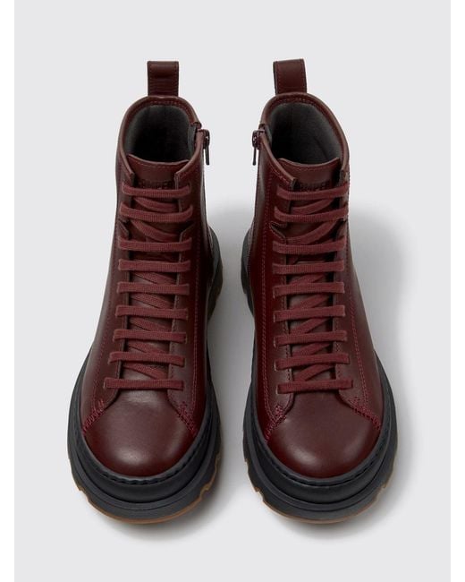 Camper Brown Brutus+ Combat Boots