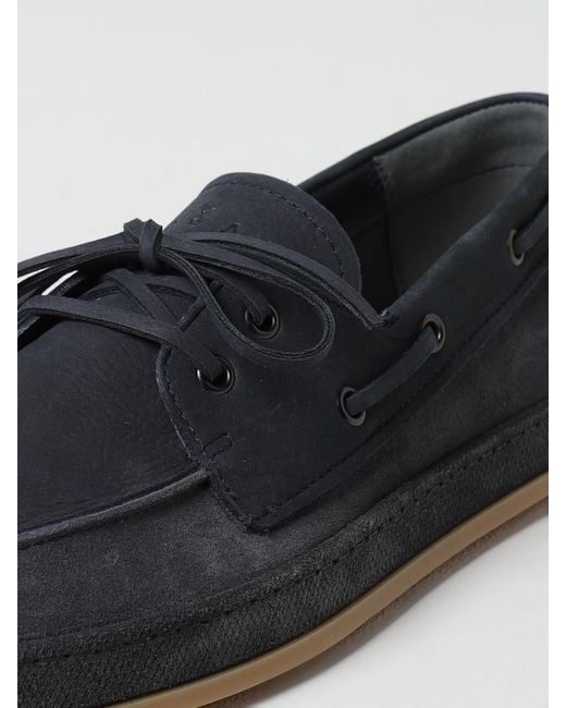 Hogan Black Interactive Boat Shoe Casual for men