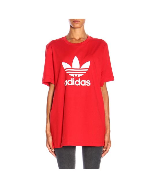 Adidas Originals Red Women's T-shirt for men