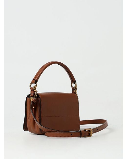 Mini sac à main Moschino Couture en coloris Brown