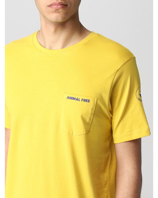 Save The Duck Yellow T-Shirt for men