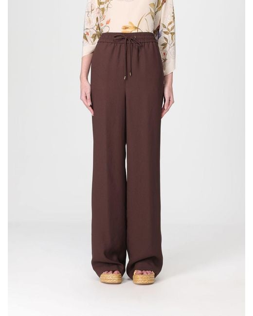 Etro Brown Drawstring Trousers