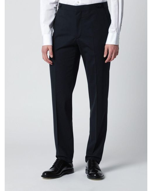 DSquared² Black London Single-Breasted Wool Suit for men