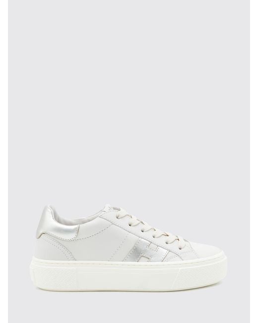 Sneaker Crosswind Platform di Hogan in White