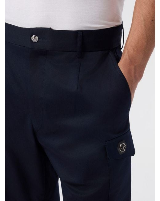 Philipp Plein Blue Shorts for men