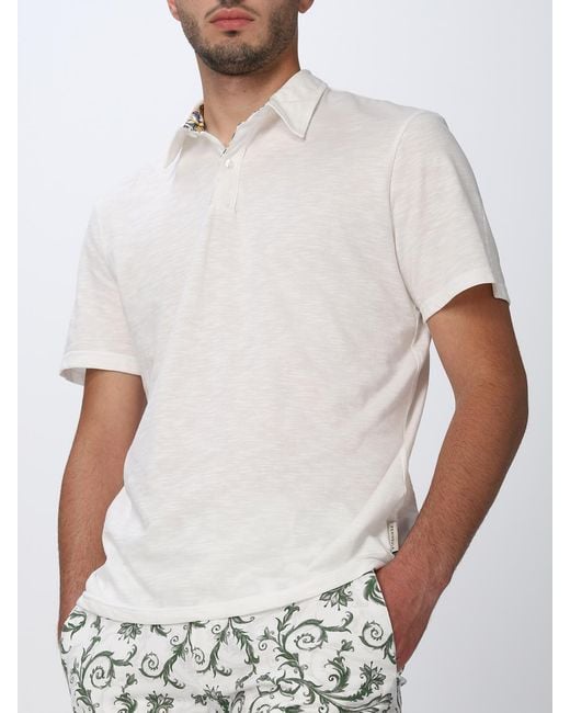 Peninsula White Polo Shirt for men