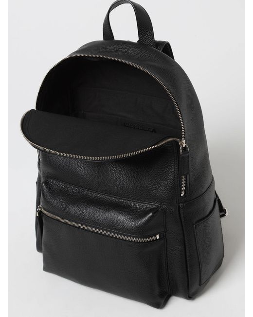 Orciani Black Backpack for men