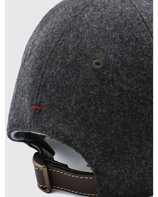 Brunello Cucinelli Gray Hat for men