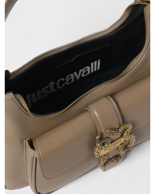 Just Cavalli Gray Shoulder Bag