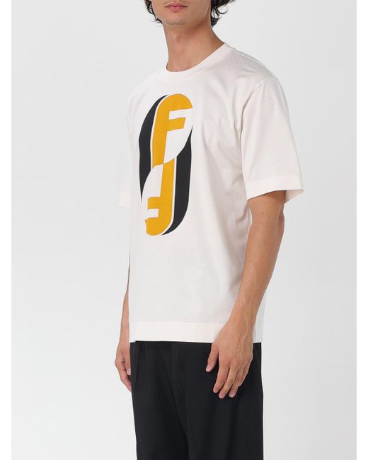 Fendi 'Nity' T-Shirt in White für Herren