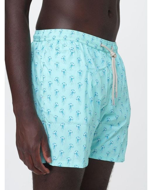 Mc2 Saint Barth Blue Printed Swimsuit for men