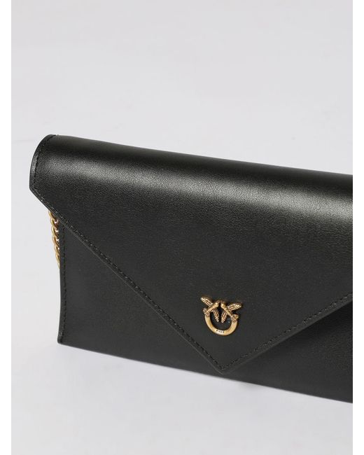 Pinko Gray Love Birds Clutch