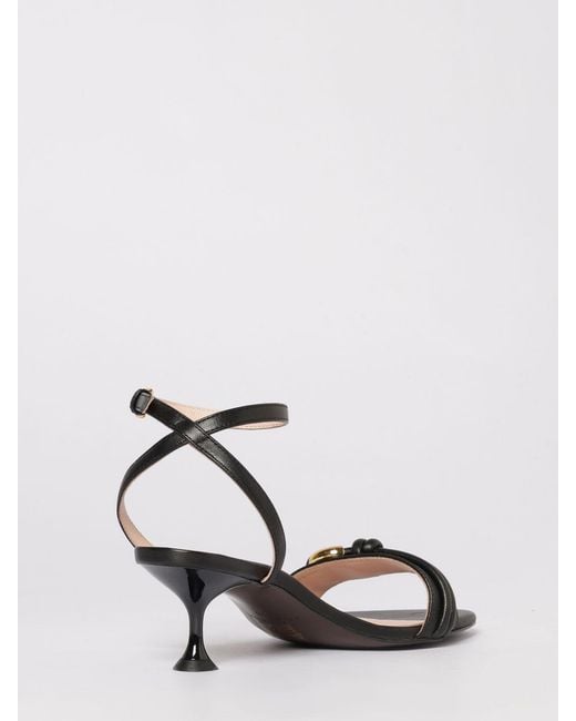 Coccinelle White Finn Leather Sandals