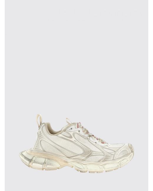 Balenciaga White 3Xl Laminated Mesh And Rubber Sneakers