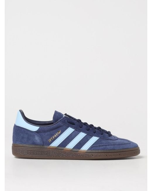 Adidas Originals Blue Handball Spezial Suede Sneakers for men