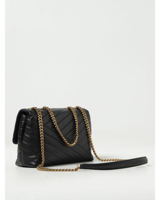Tory Burch Black Kira Bag In Quilted Leather