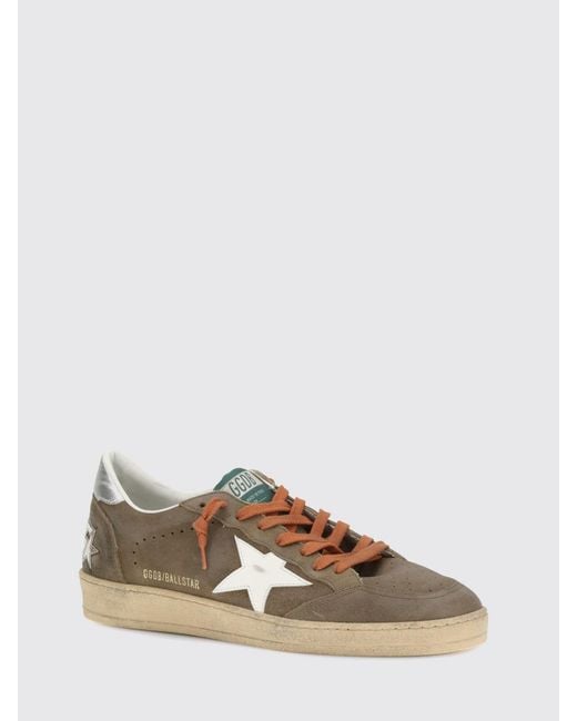 Golden Goose Deluxe Brand Brown Ball Star Sneakers for men