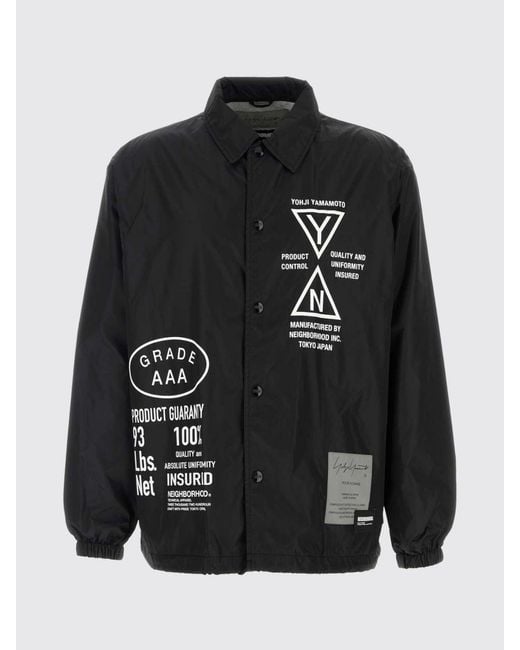 Yohji Yamamoto Black Nylon Jacket for men