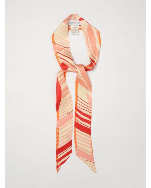 Raquel Diniz White Scarf