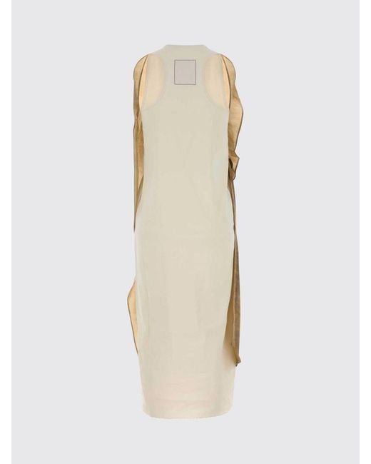 Uma Wang Natural Asymmetric Midi Tunic