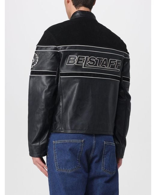 Belstaff Black Competition Speed Leather Jacket for men
