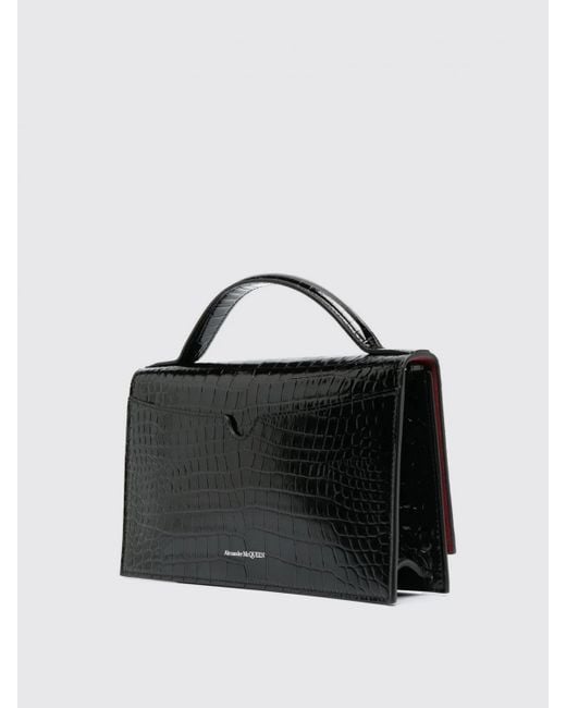 Alexander McQueen Black Schultertasche Damen