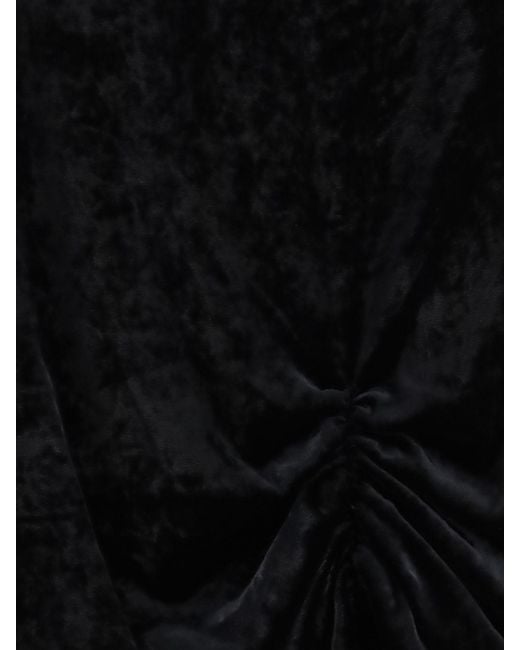 Valentino Black Velvet Skirt