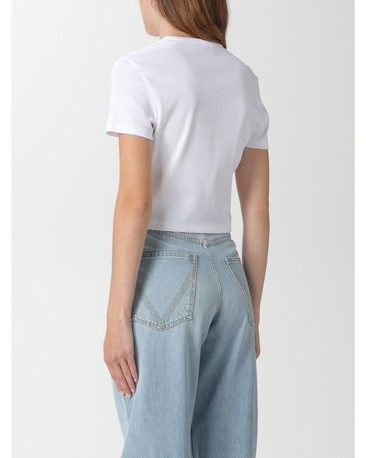 Fendi Blue Cotton T-shirt