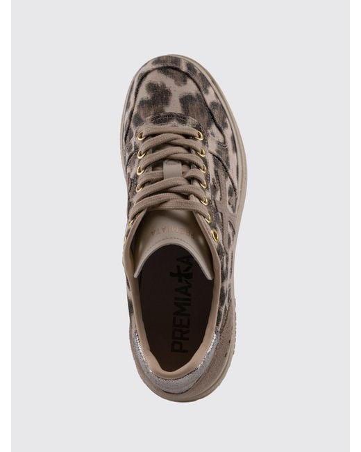 Premiata Brown Micol Suede Sneakers
