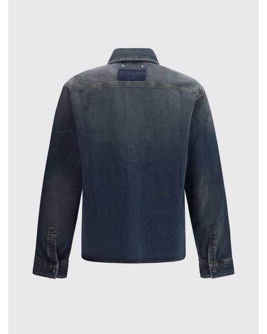Golden Goose Deluxe Brand Blue Shirt for men