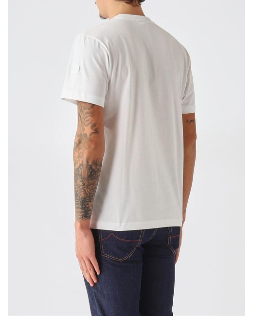 Colmar White Basic Cotton T-Shirt for men