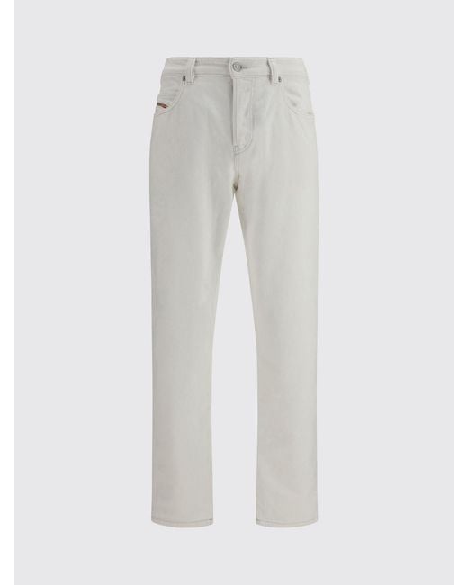 DIESEL White 5-Pocket Jeans for men