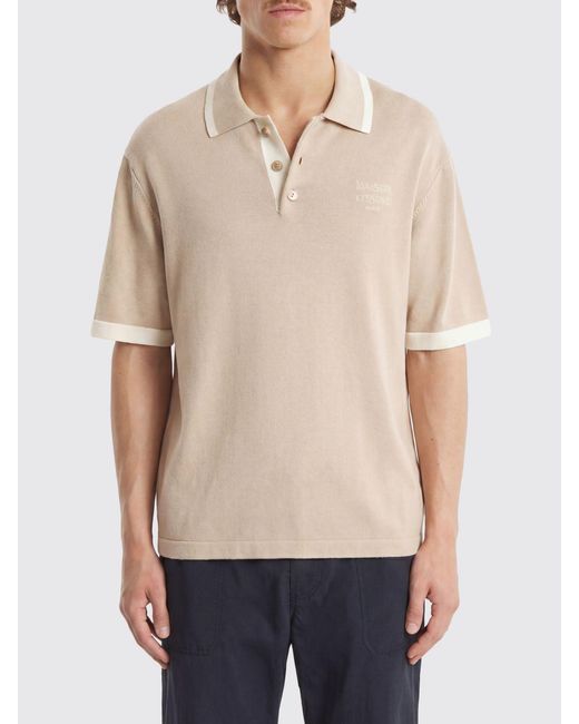 Maison Kitsuné Natural Maison Kitsun&Eacute Polo Shirt for men