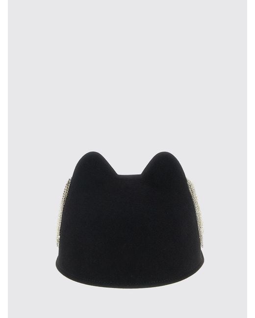 Maison Michel Black Hat